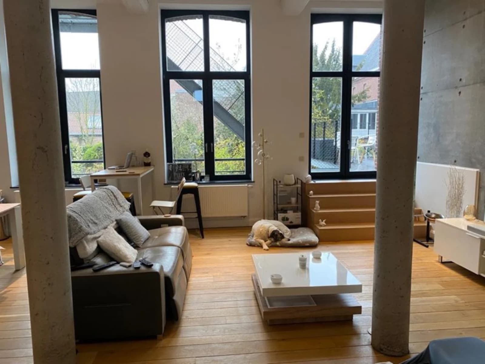 Living room in Magnificent loft-style apartment - 1