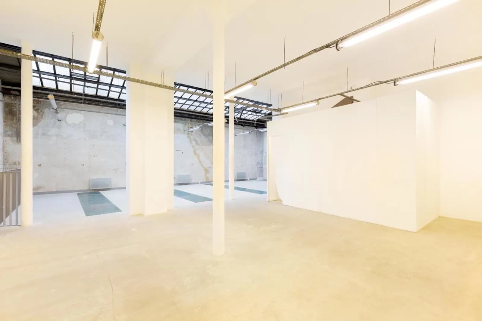 Salon dans Galerie d'art et sa grande verrière au cachet atypique - 1
