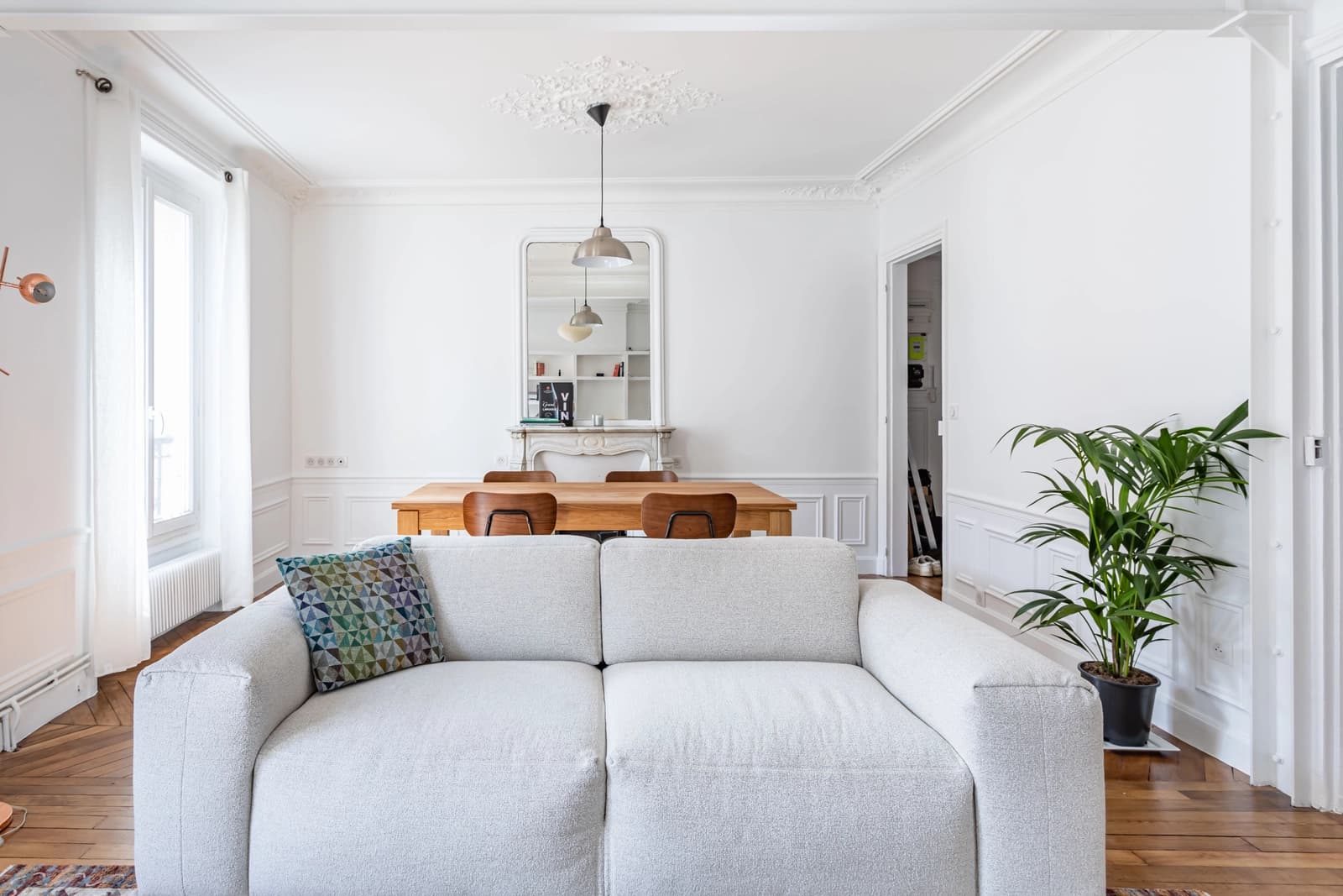 Living room in Bright 18th architect-designed apartment - 1