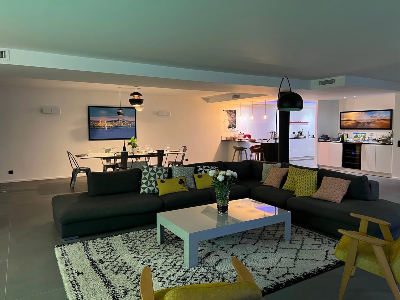 Meeting room in Contemporary house Marseille sea view - 1
