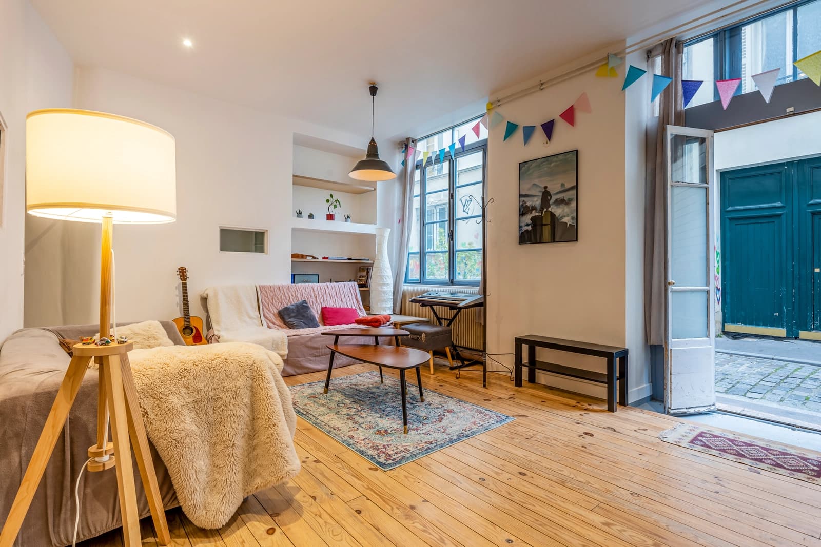 Living room in Bright souplex ground floor apartment - 1