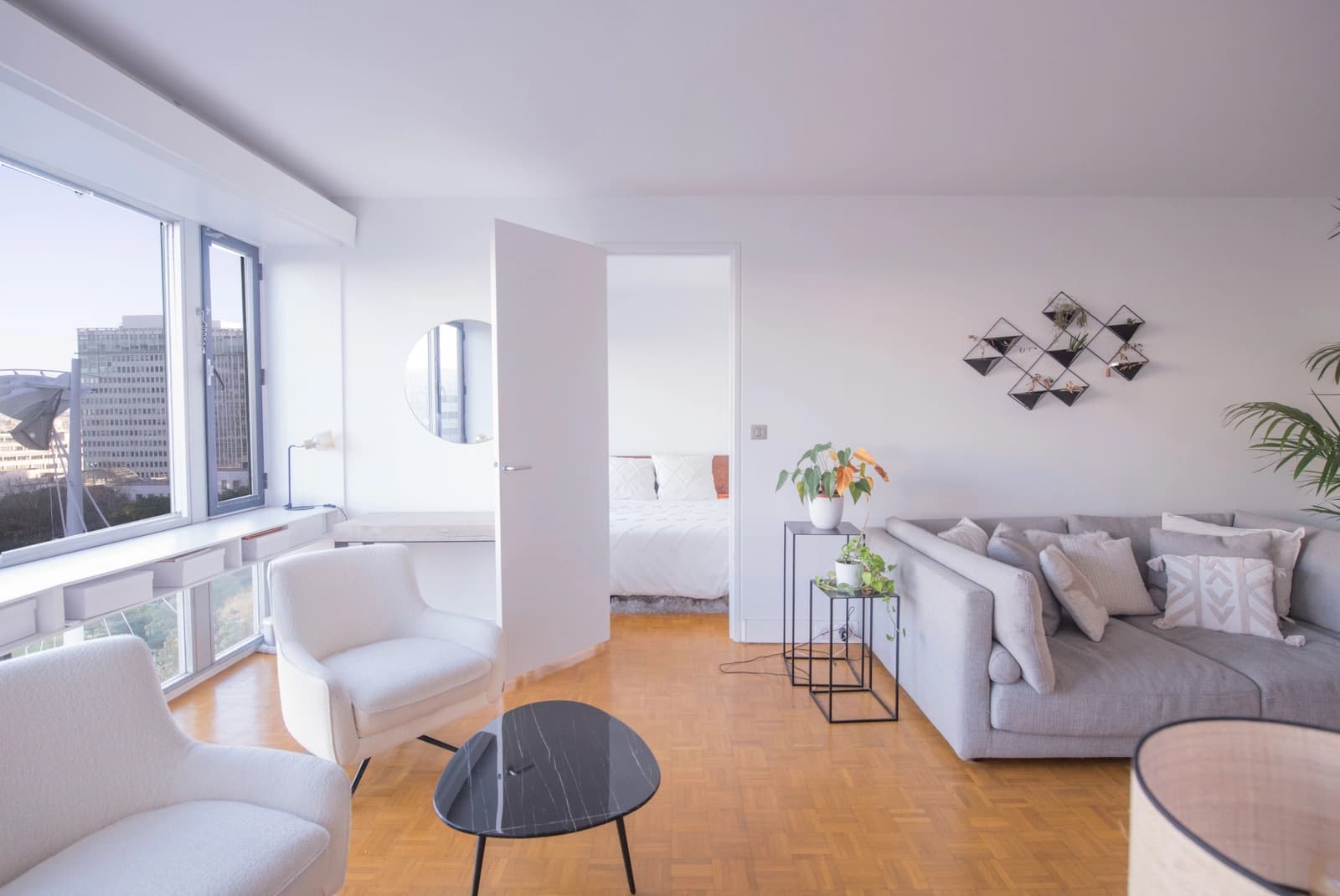 Living room in Apparently Cosy Montparnasse - 1