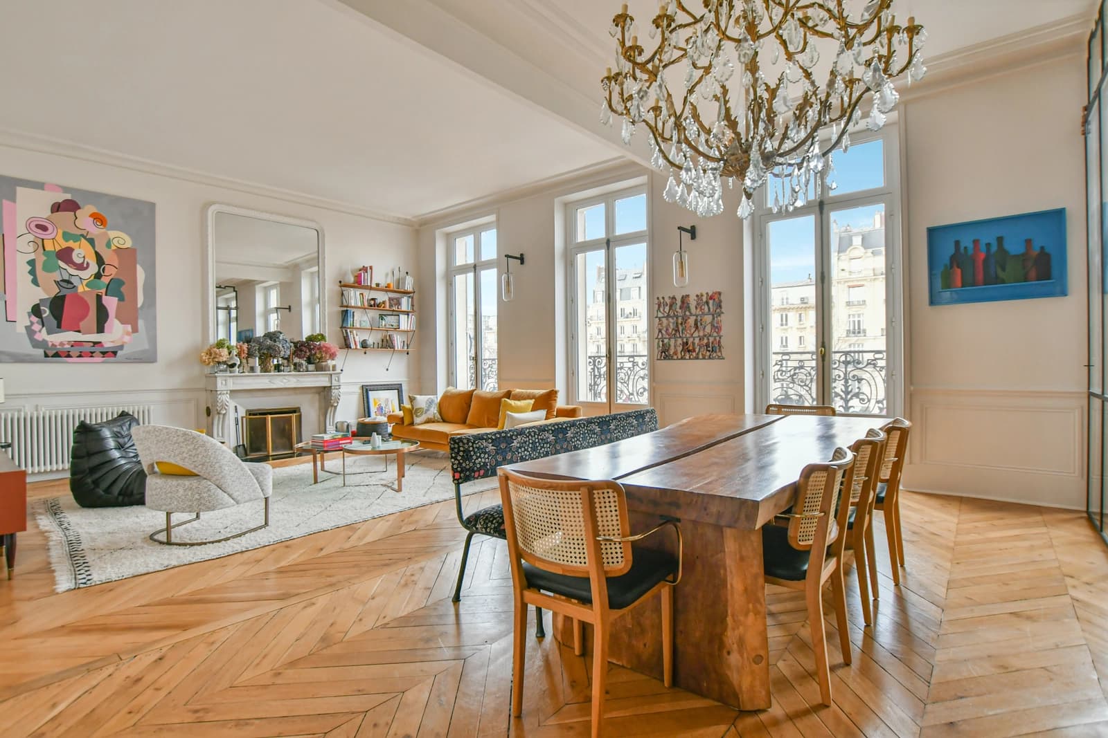 Salle de réunion dans Appartement haussmannien au pur style parisien - 0