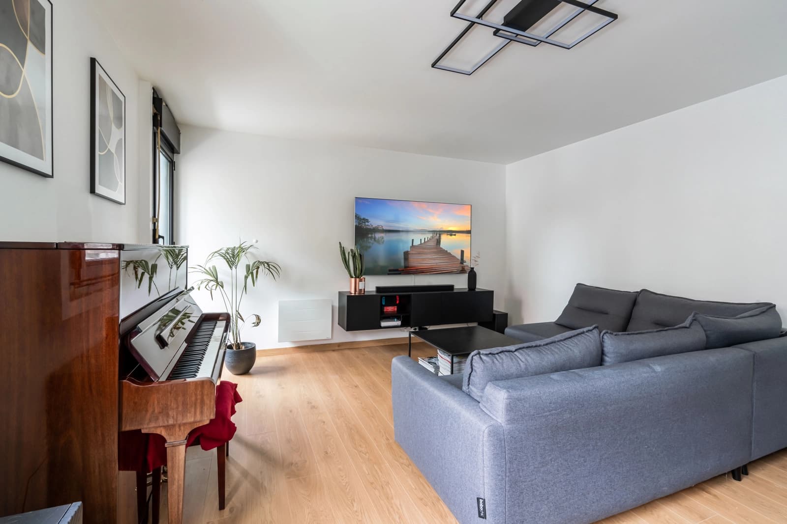 Salon dans Appartement refait à neuf, spacieux et très lumineux - 1