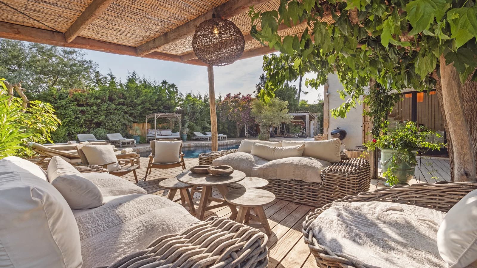 Espace St-Tropez: villa bohème-chic avec vue sur le Golfe - 2