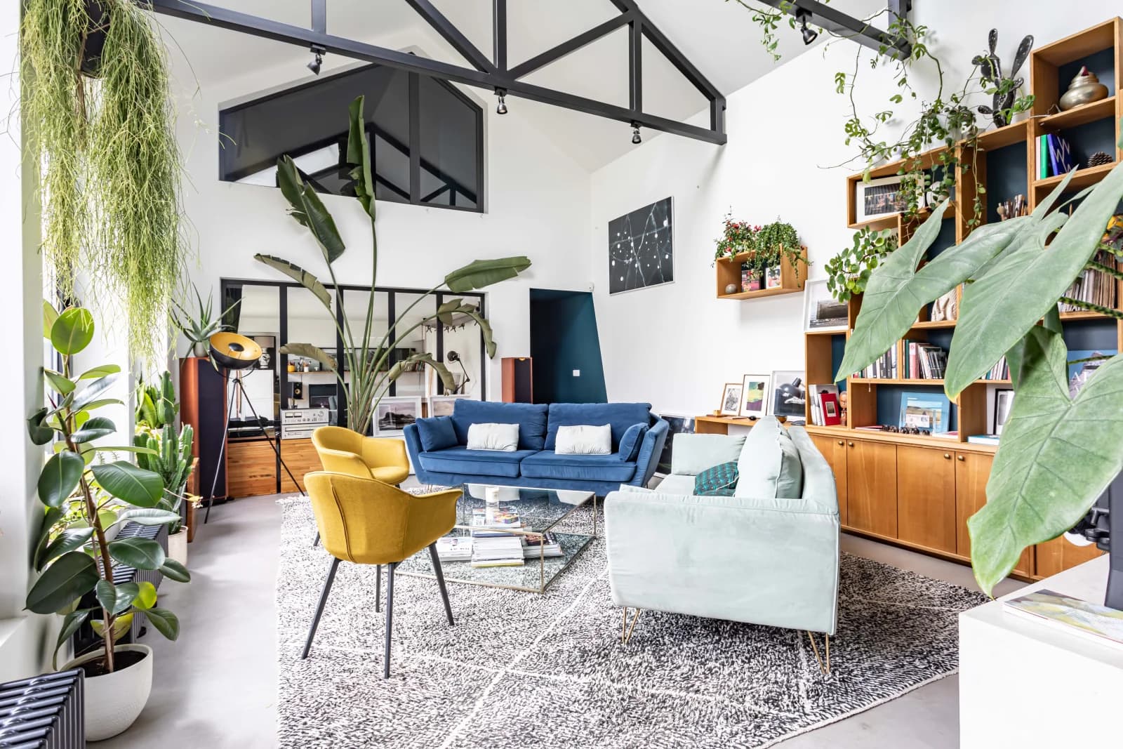 Living room in Bright loft house - 0