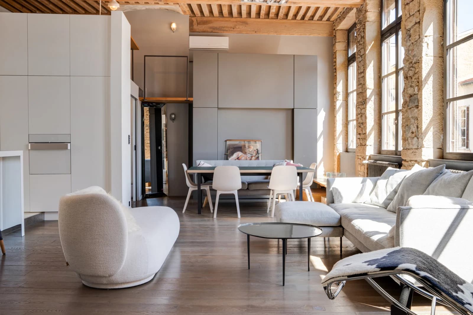 Living room in Apartment Canut Loft style - Renov architect - 1