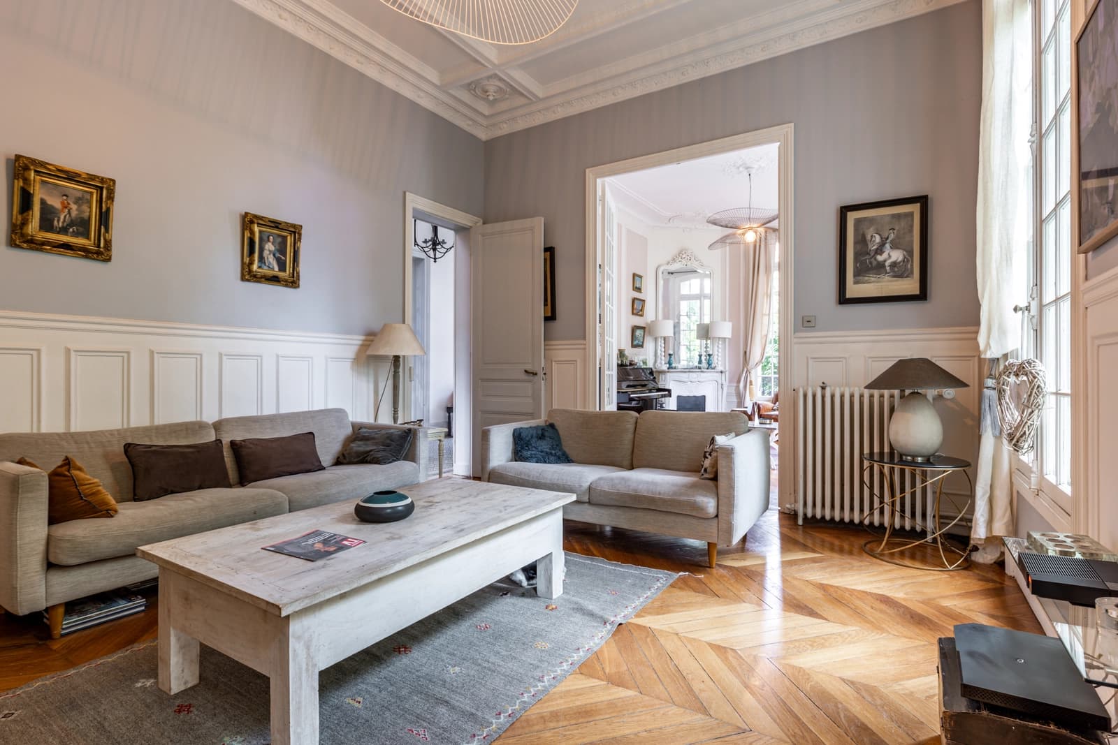 Salon dans Maison de maître de 1900, un cachet historique - 1