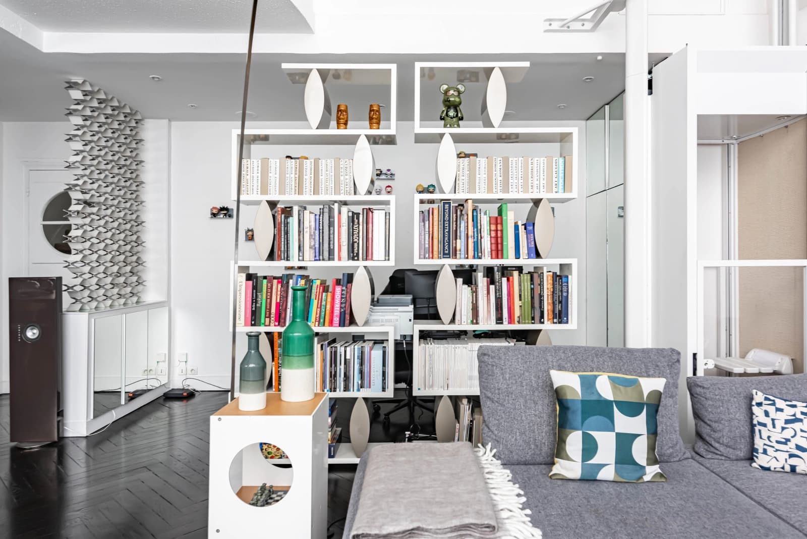 Living room in Artist's studio 120 m² - Trocadero - 1
