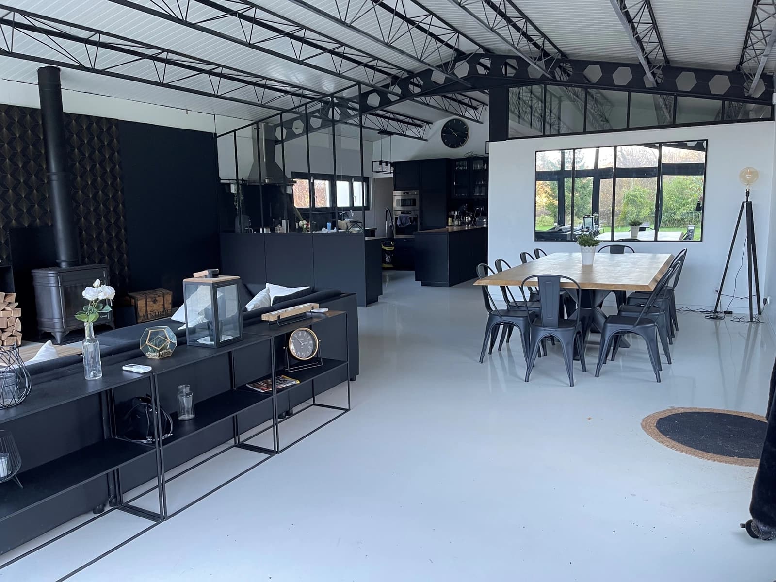 Industrial loft factory 40min from Paris