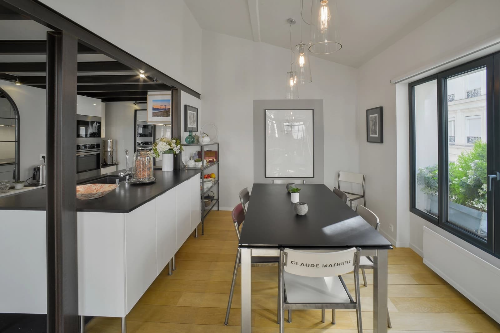 Meeting room in Quiet loft with terrace and veranda - 1