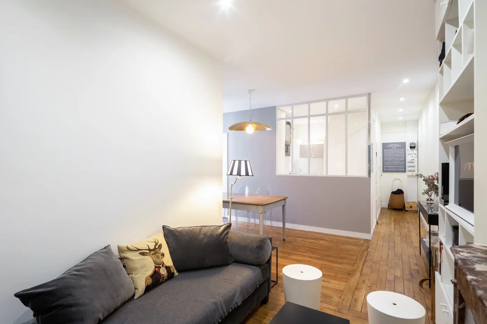 Salon dans Un espace cosy et élégant en plein coeur du 16ème - 1