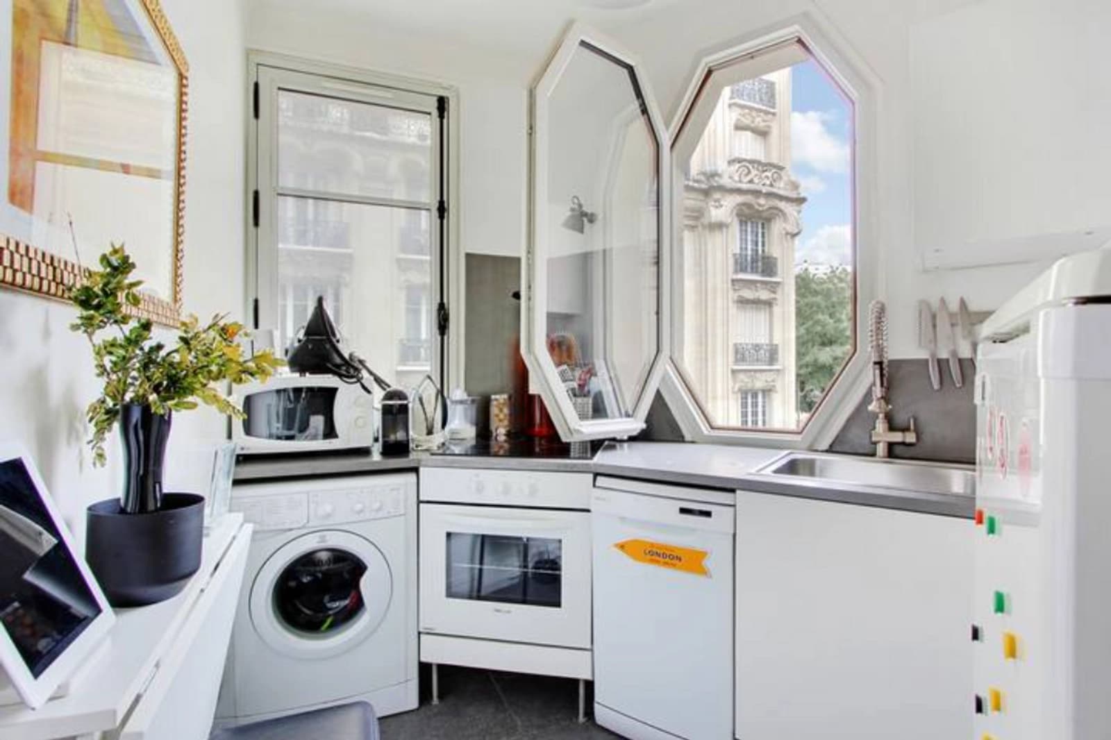 Cuisine dans Paris 15 (Commerce): appartement de type Loft - 1