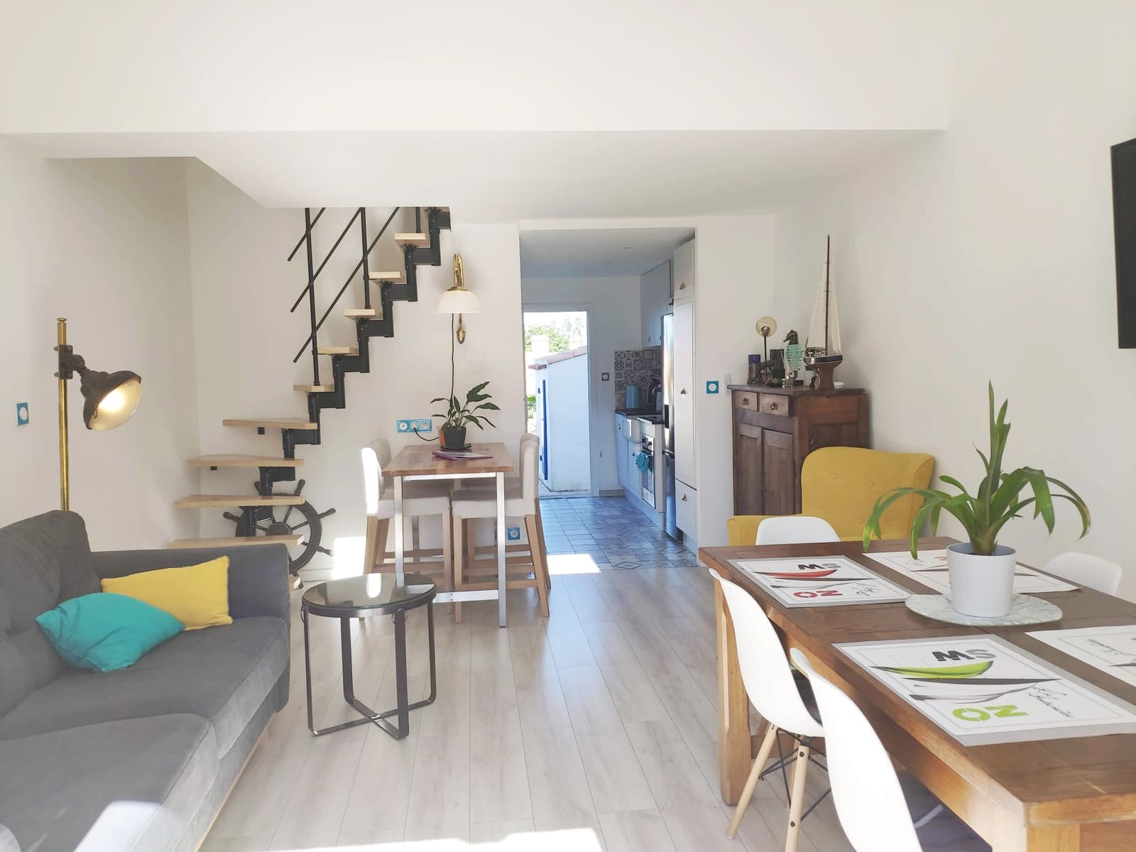 Salle de réunion dans Maison de plage à Noirmoutier, une évasion iodée - 1