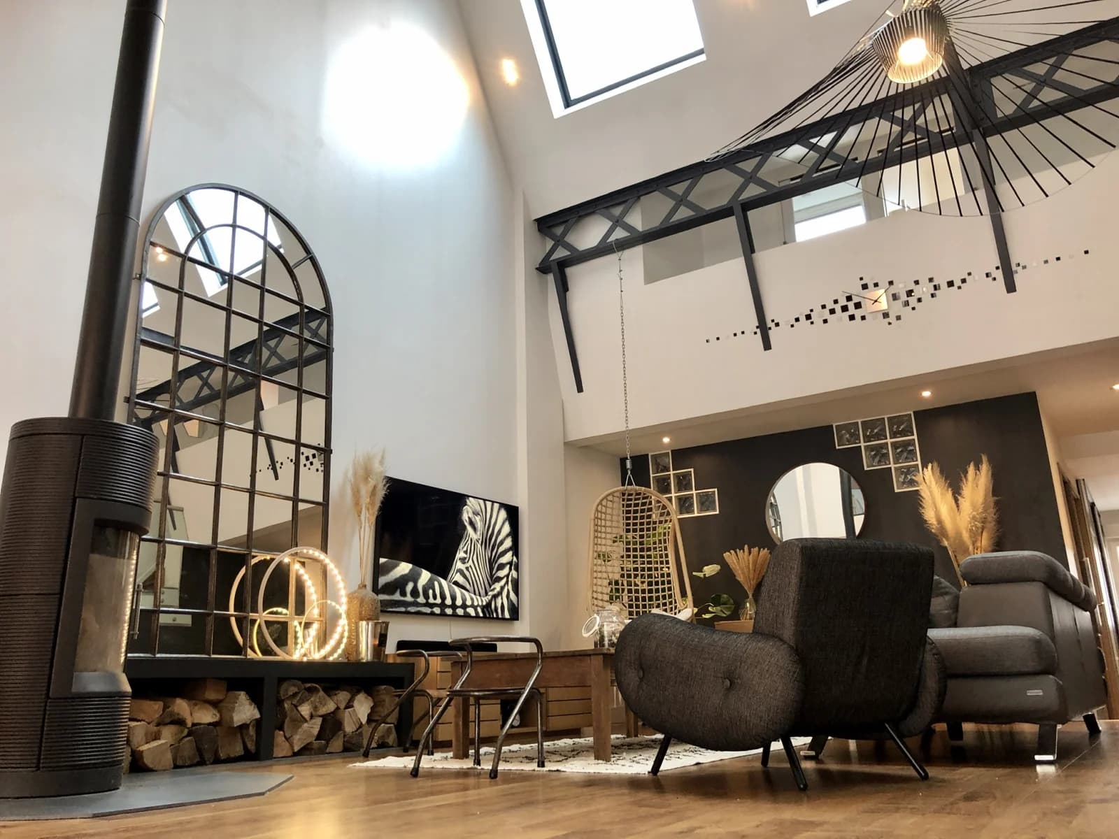 Salon dans Loft spacieux et convivial, idéal pour la famille - 1