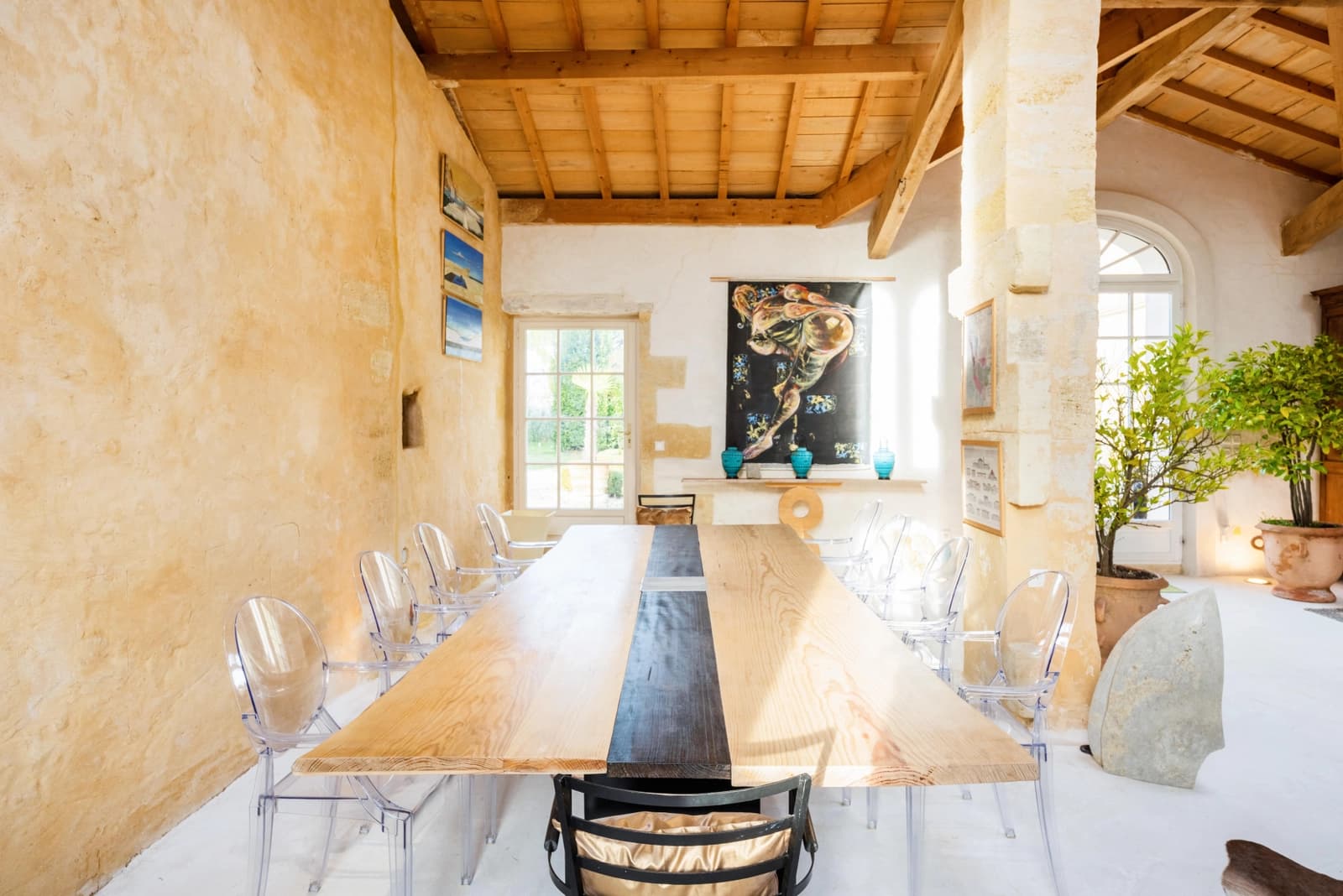 Salle de réunion dans Oasis de tranquillité au sein des vignes verdoyantes - 1