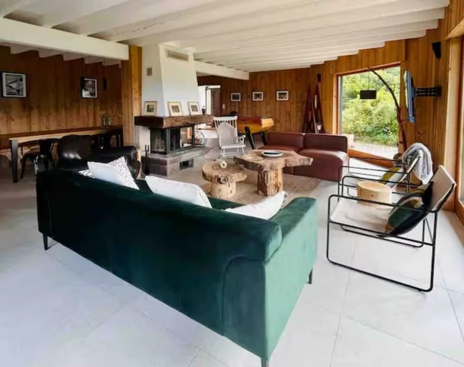 Salle de réunion dans Chalet rénové offrant une vue magnifique sur les cimes ! - 1