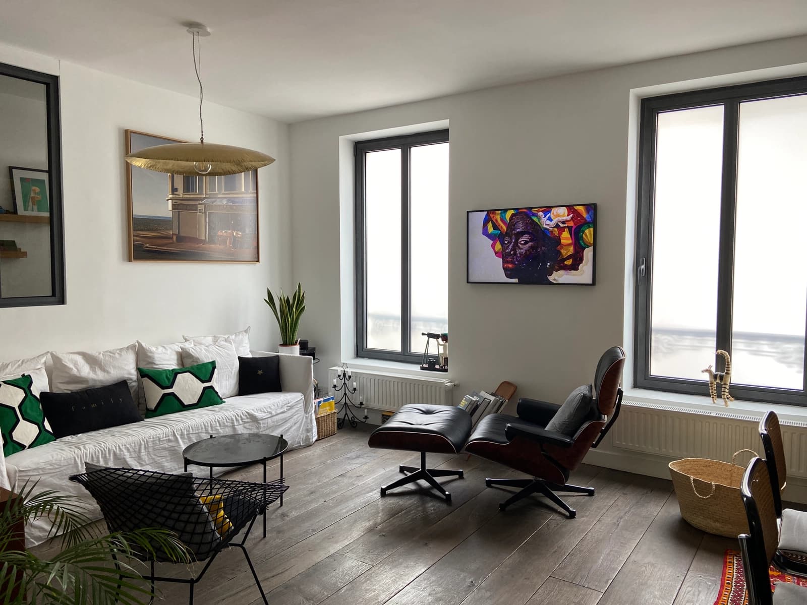Salon dans Demeure citadine avec son agréable espace arboré - 1