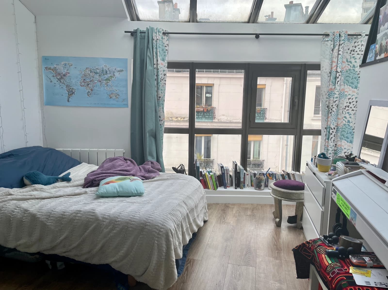 Chambre dans Duplex baigné de lumière avec verrière et terrasse - 1