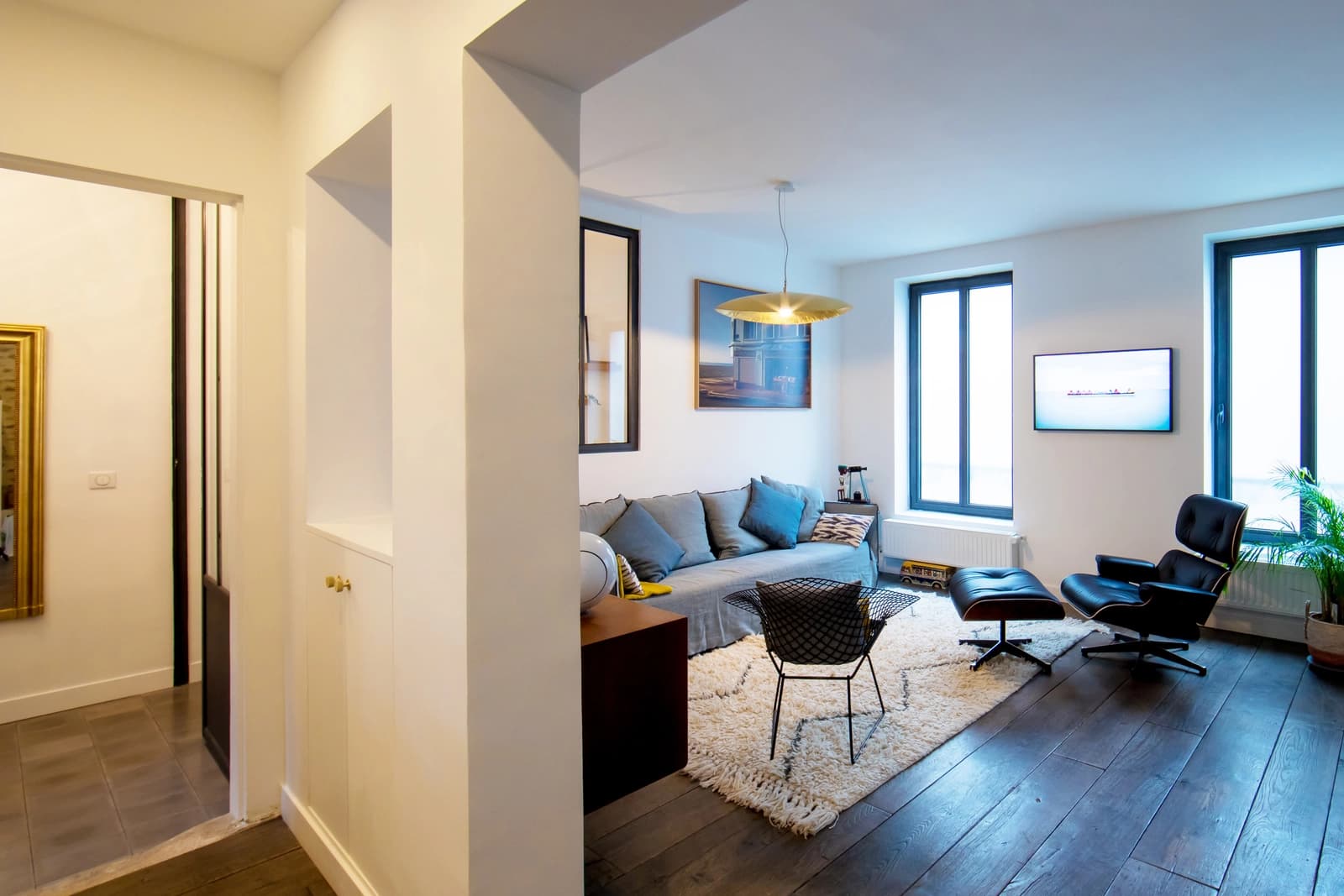 Salon dans Demeure citadine avec son agréable espace arboré - 1