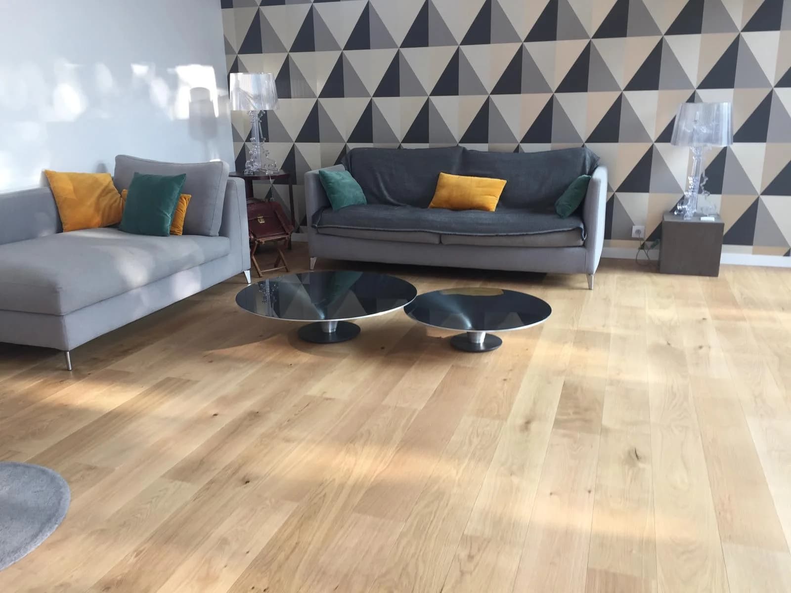 Salon dans Maison d'architecte inondée de lumière naturelle - 1