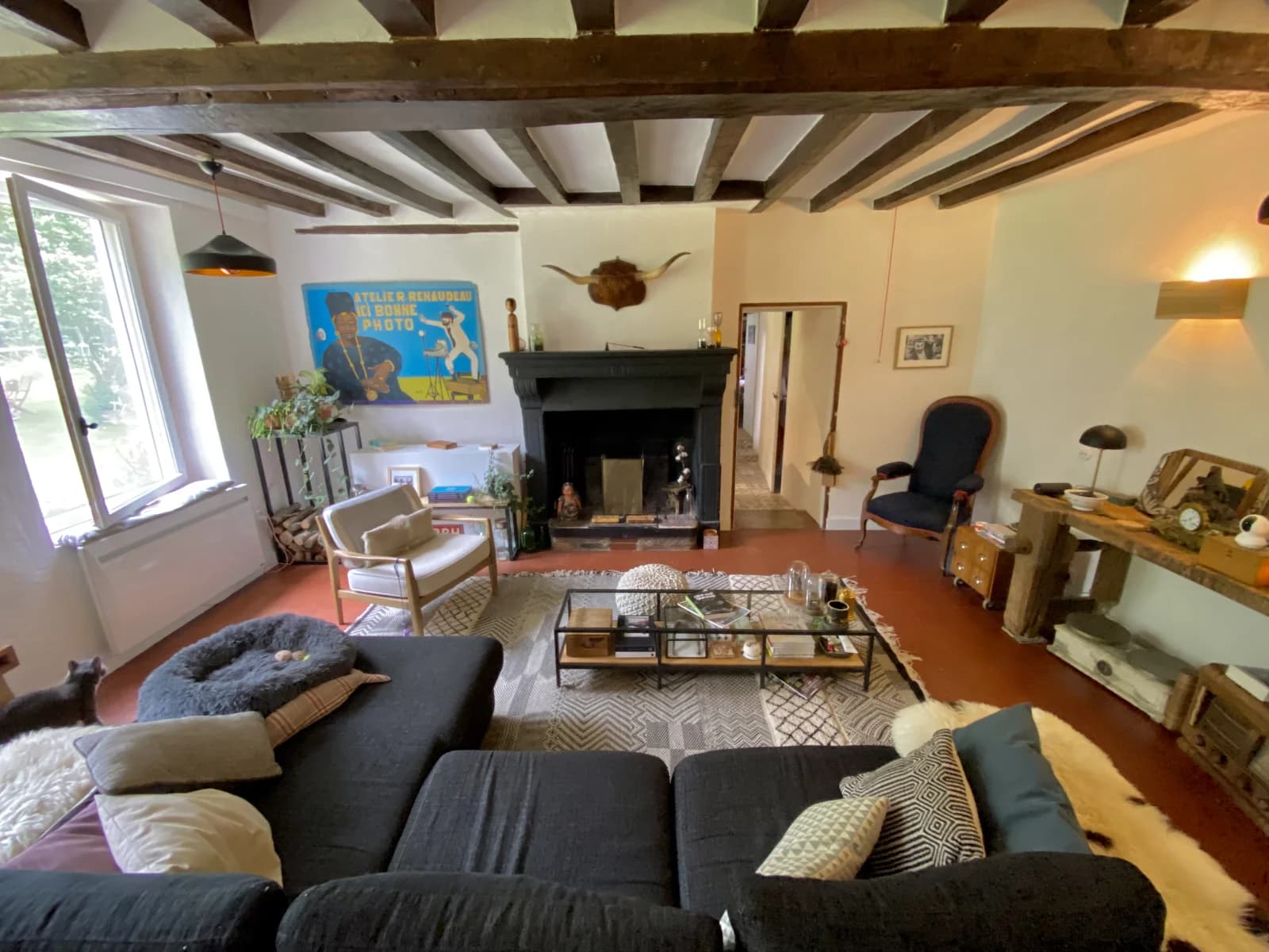 Living room in Charming Perche farmhouse 2 hours from Paris - 1