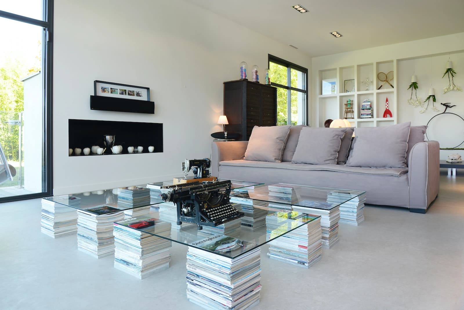 Living room in Villa with extraordinary view - 1