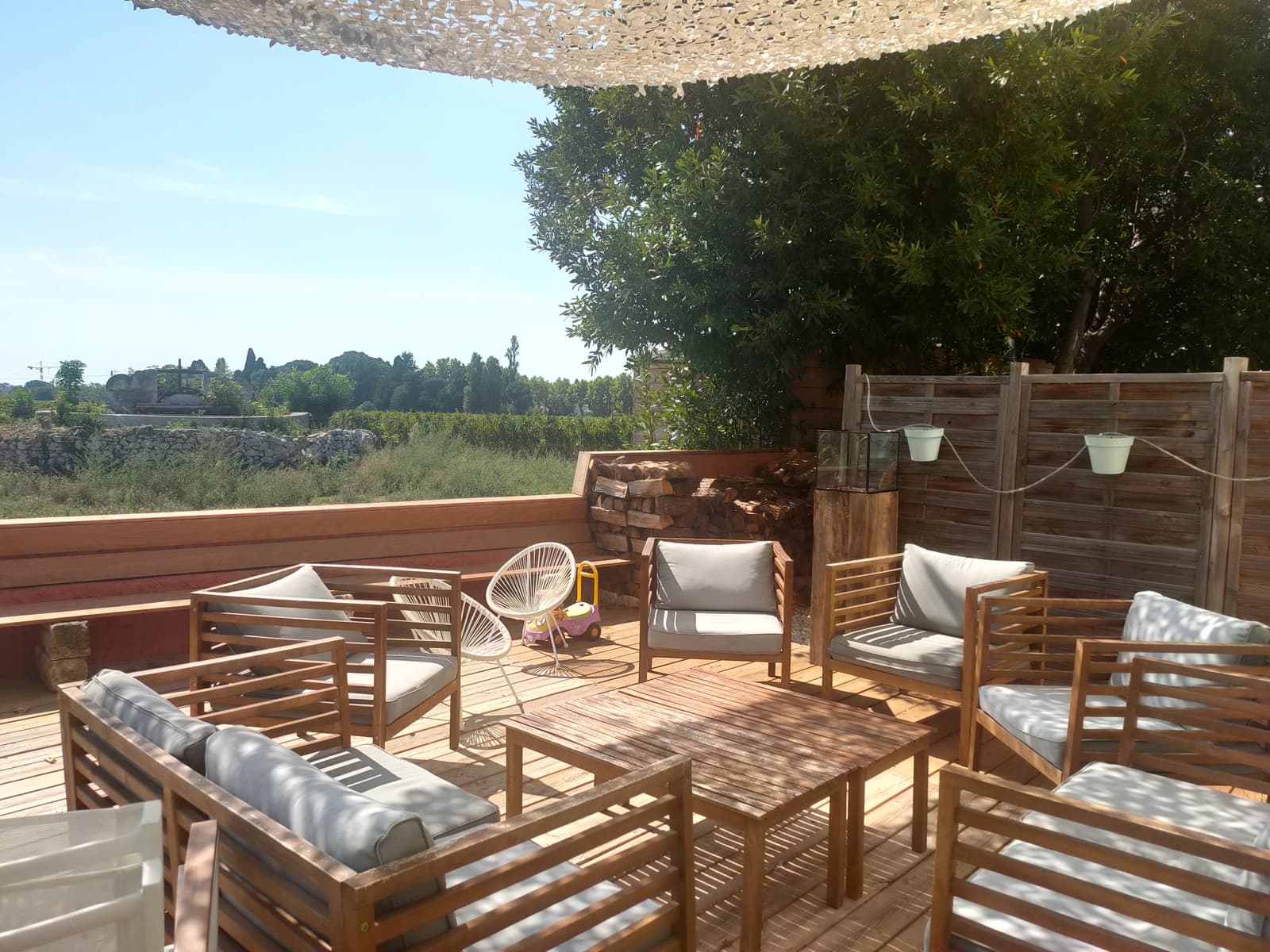 Salle de réunion dans Superbe villa avec piscine et vue sur les vignobles - 1