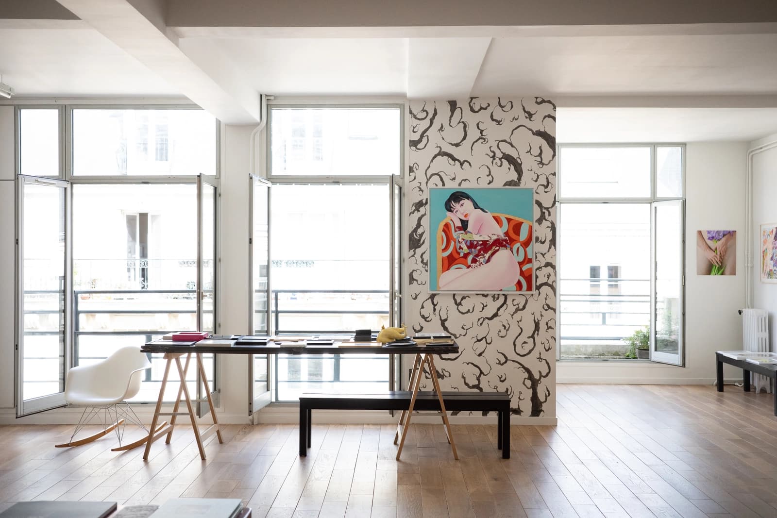 Espace Loft galerie style années 30, vue toits de Paris - 0