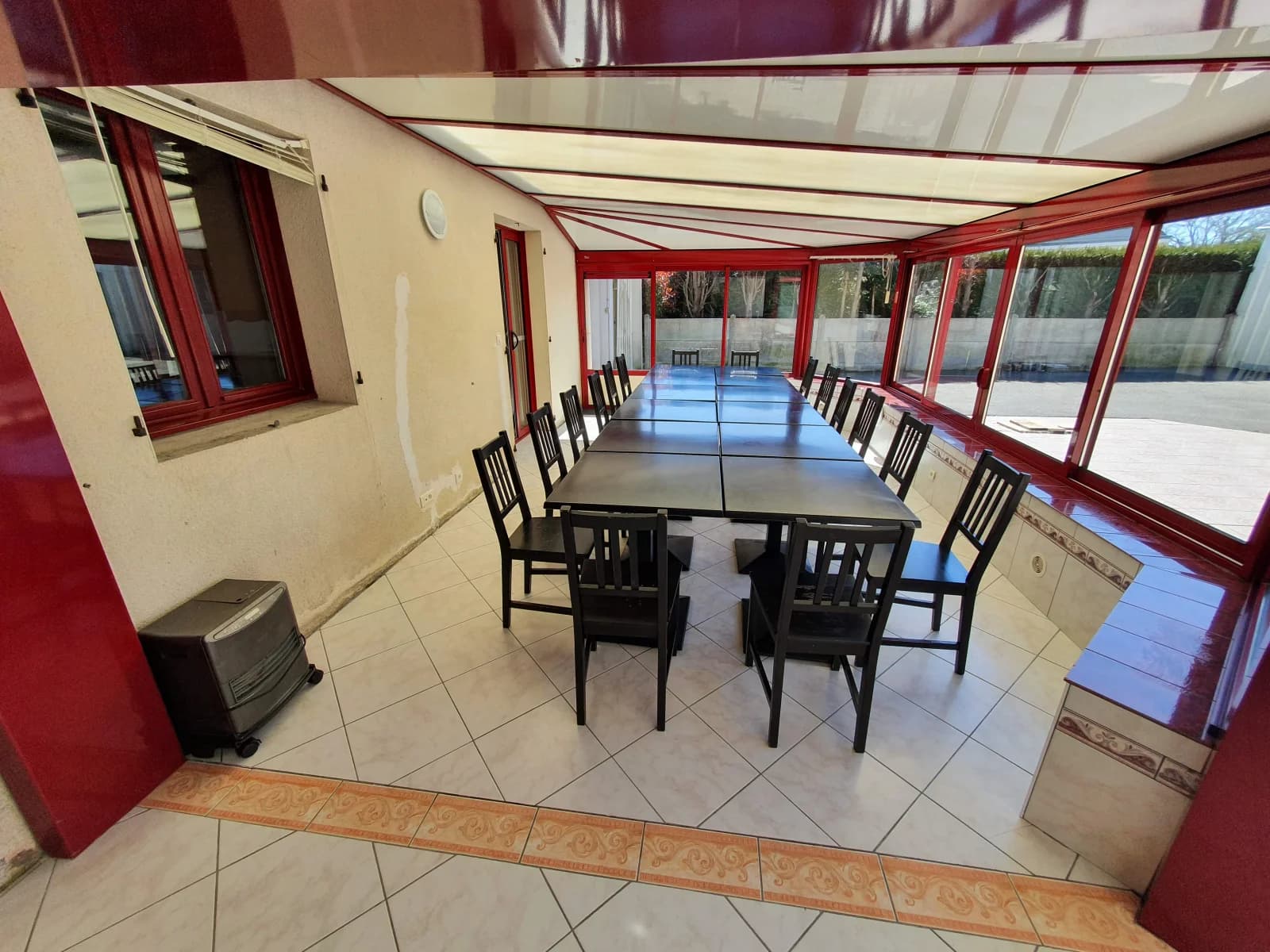 Salle de réunion dans Grande demeure (15 pers.) avec piscine et spa intérieurs - 1