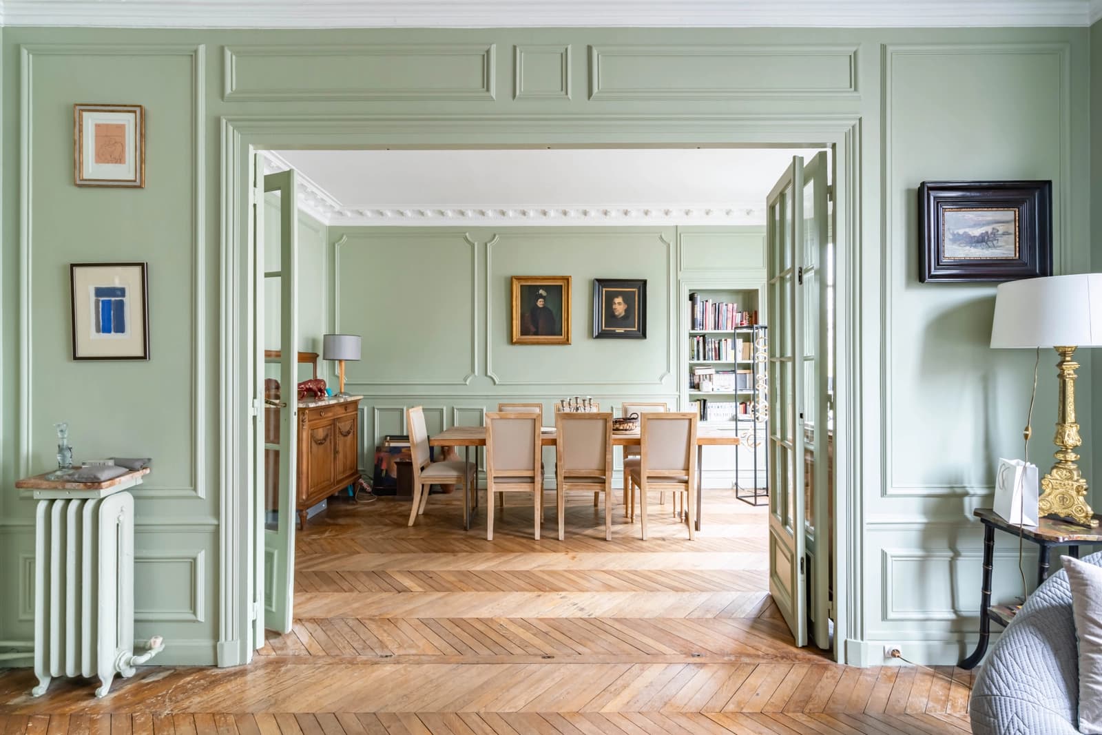 Salle de réunion dans Vaste appartement haussmannien au coeur de Paris - 1