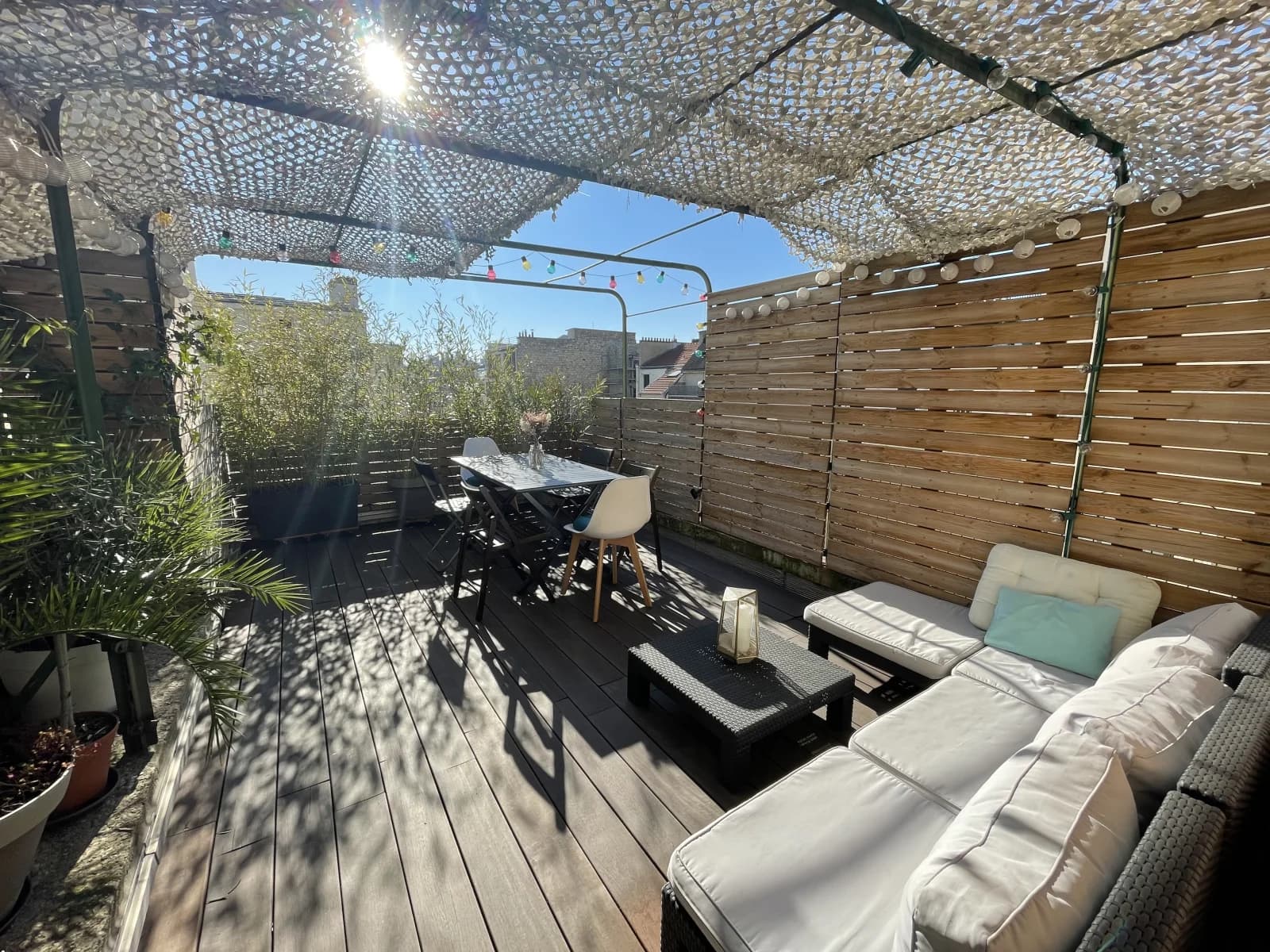 Meeting room in Cosy apartment with terrace on top floor - 1