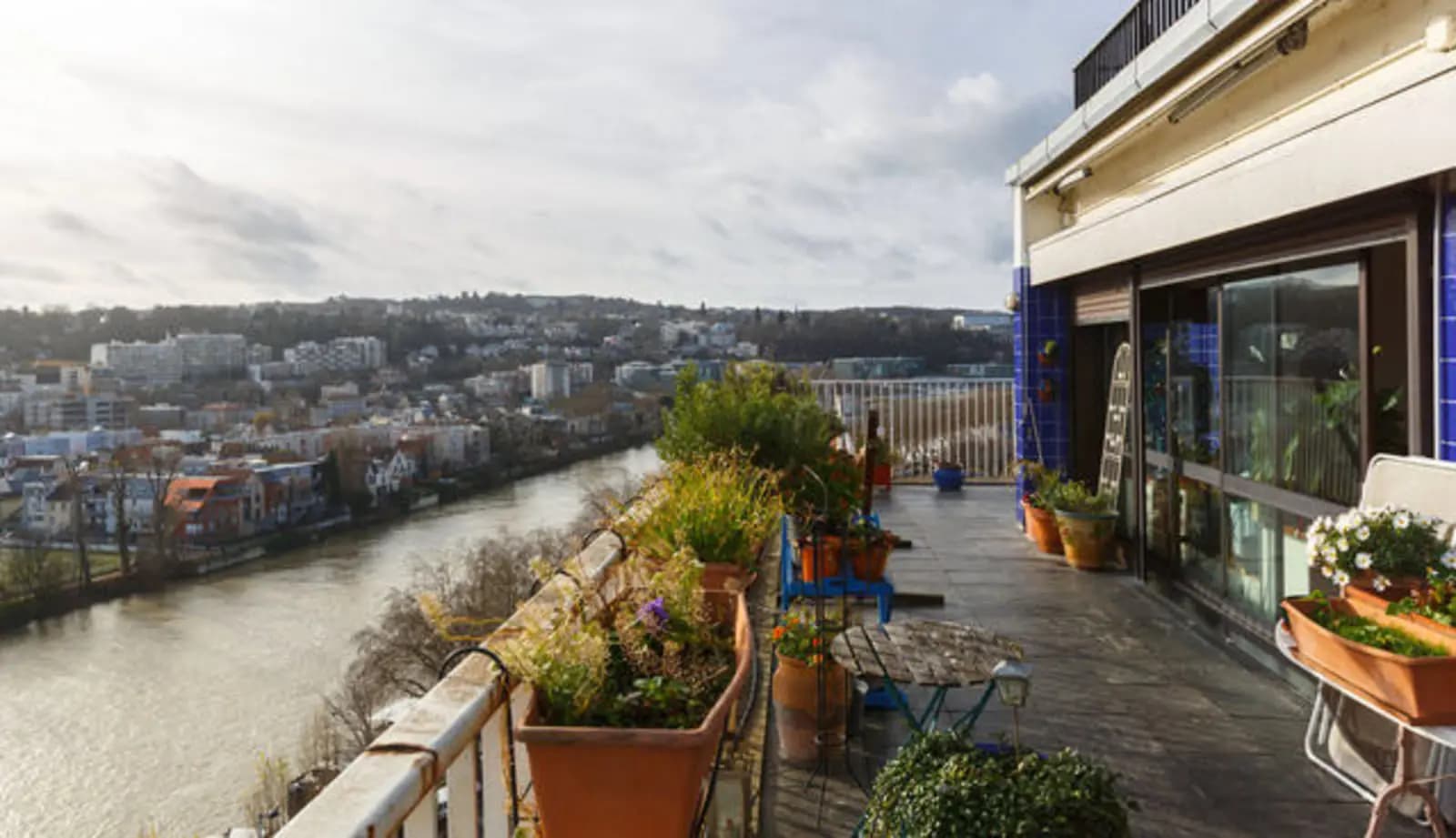 Salle de réunion dans Rooftop 360° de Nicolas: vue Seine et Boulogne - 1