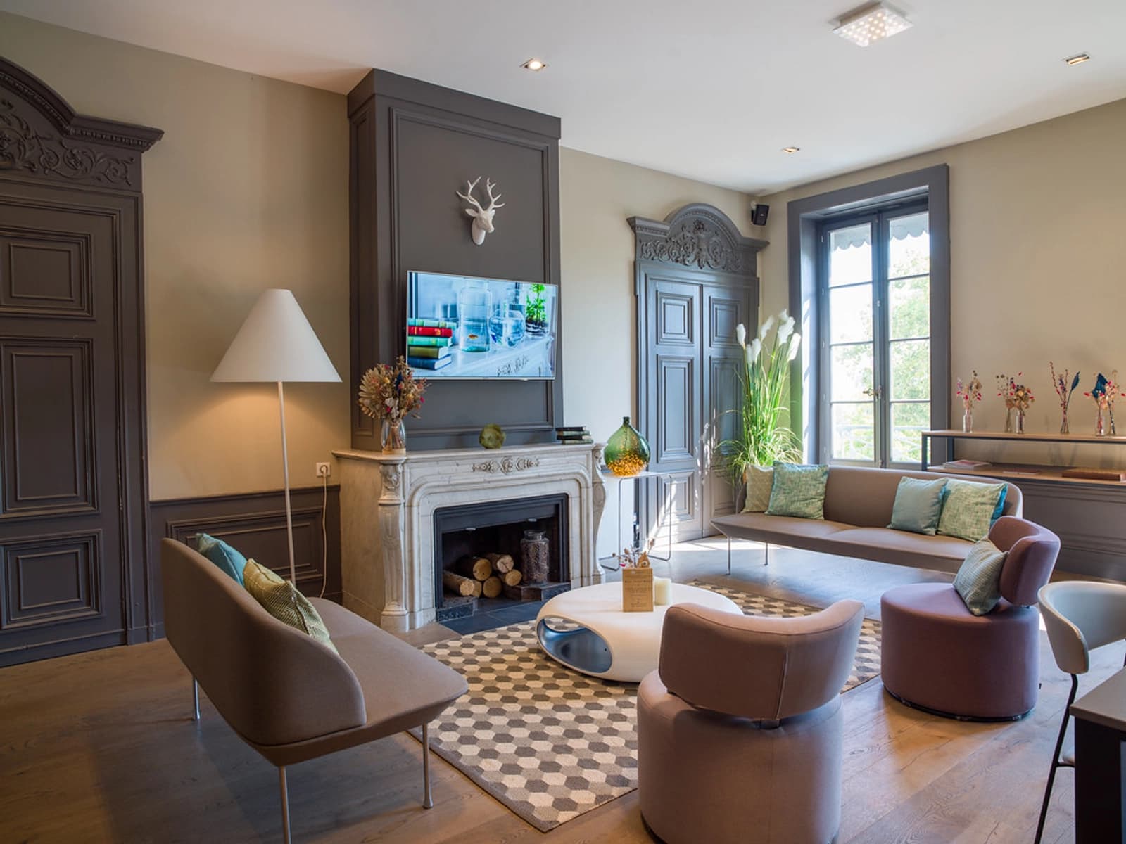 Living room in Designer house in the heart of Lyon - 1
