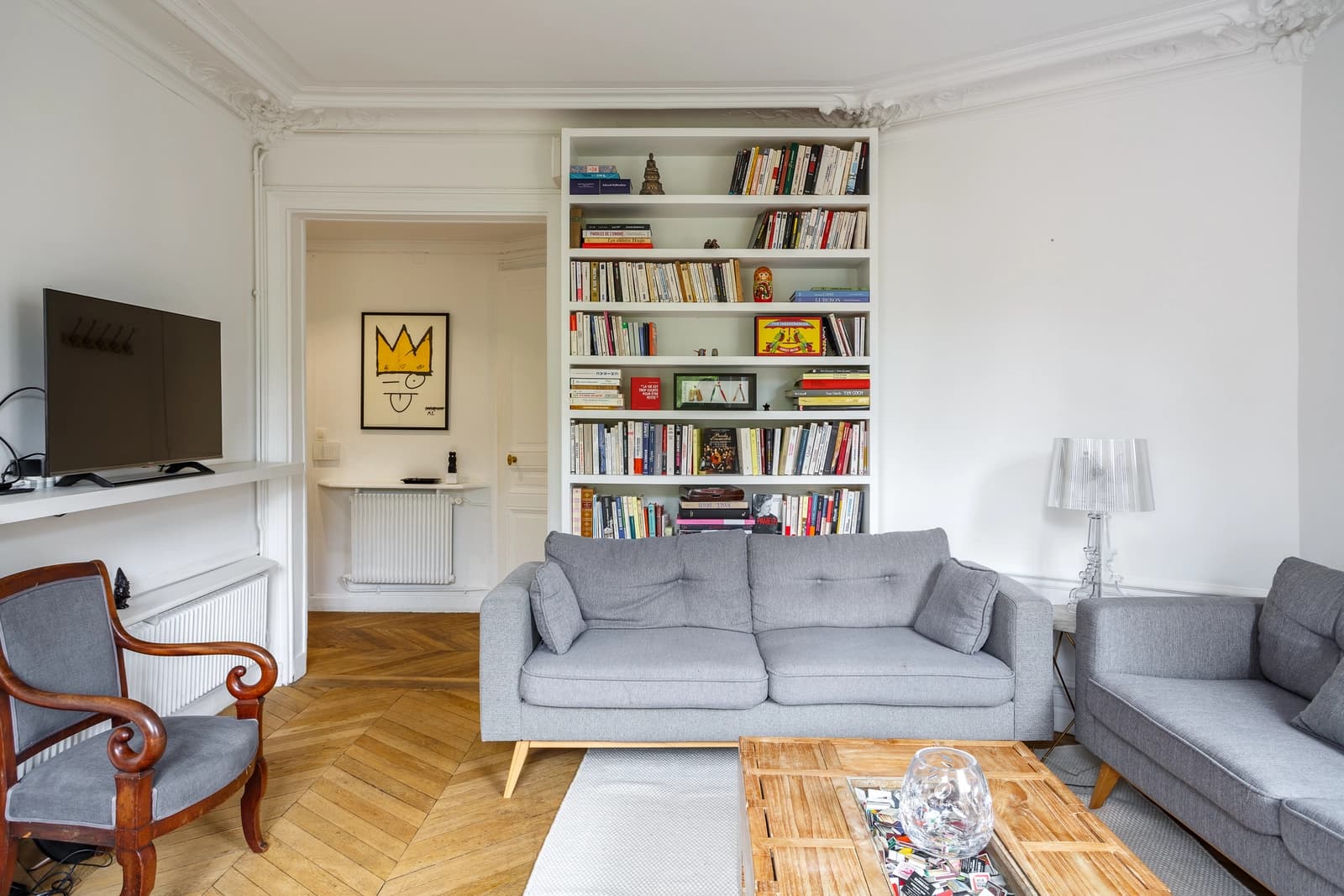 Salon dans Très bel appartement au coeur de St-Germain-des-Prés - 1