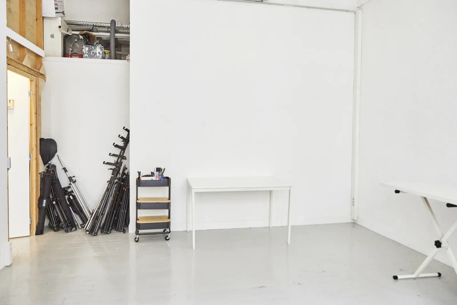 Studio photo spacieux et lumineux