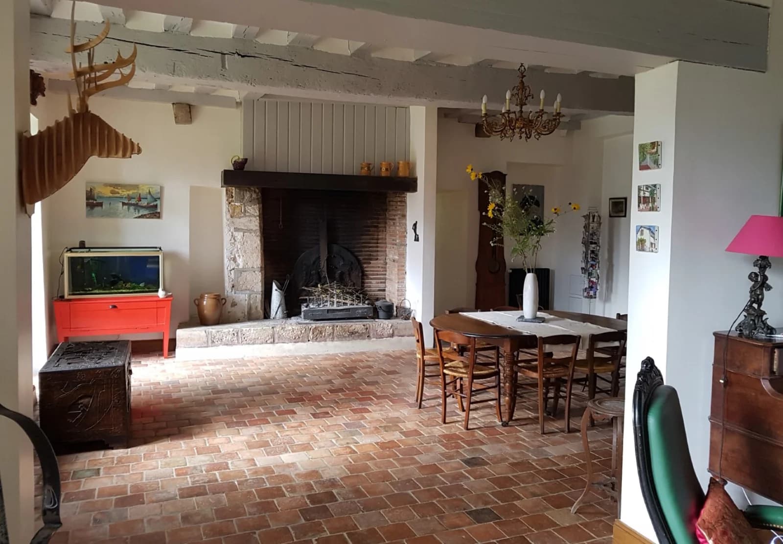 Salle de réunion dans Propriété briarde de caractère datant du 18ème siècle - 1