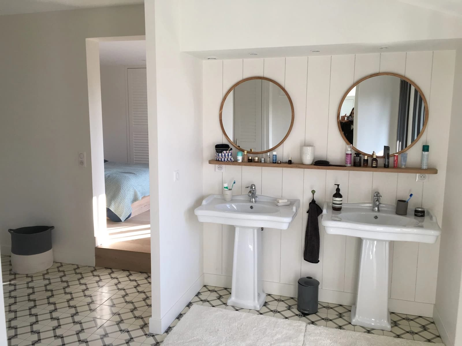 Salle de bain dans Maison élégante, Bassin d'Arcachon, plage à 5 minutes - 1