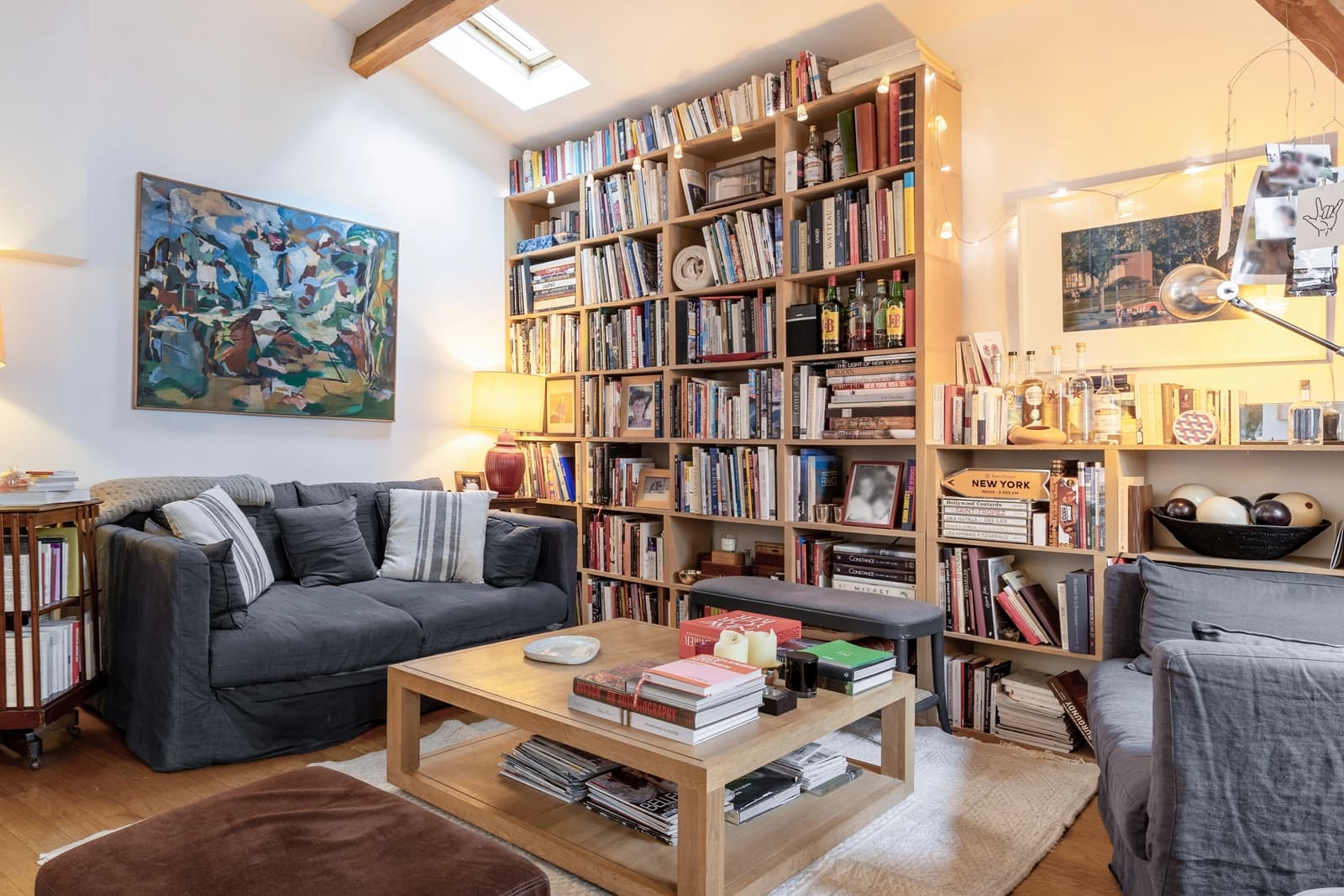 Living room in House in the heart of Saint Germain des Près - 1