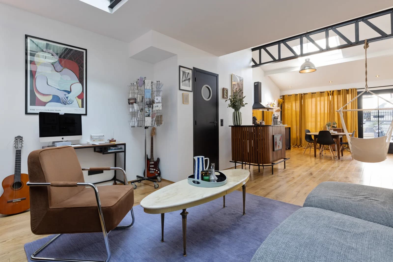 Living room in Spacious and bright loft/workshop - 0