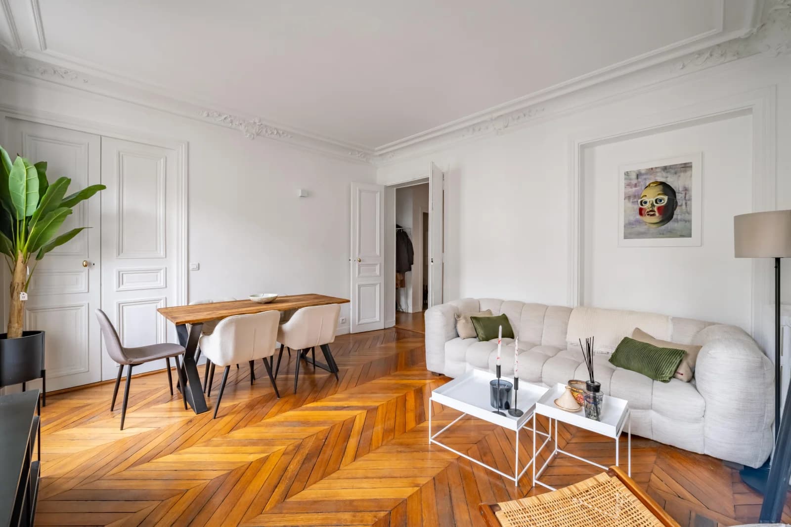 Space Haussmannian apartment - Roland Garros - 1