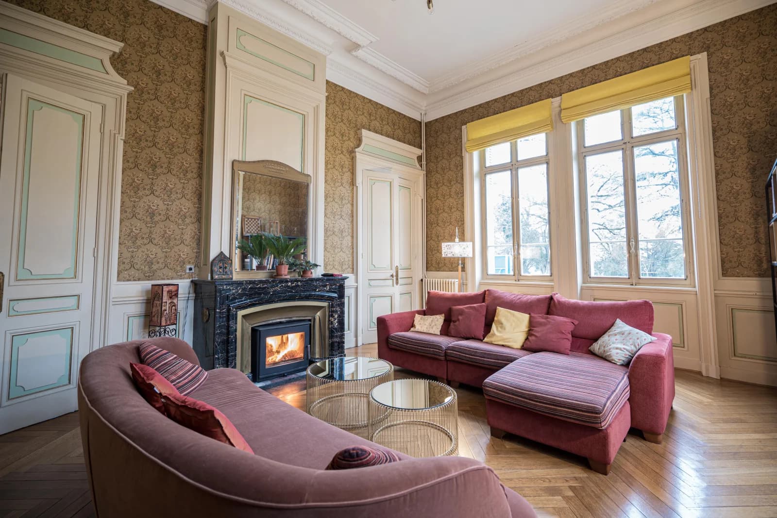 Salon dans Grande maison au vert, un havre de paix à 15 mn de Lyon - 1