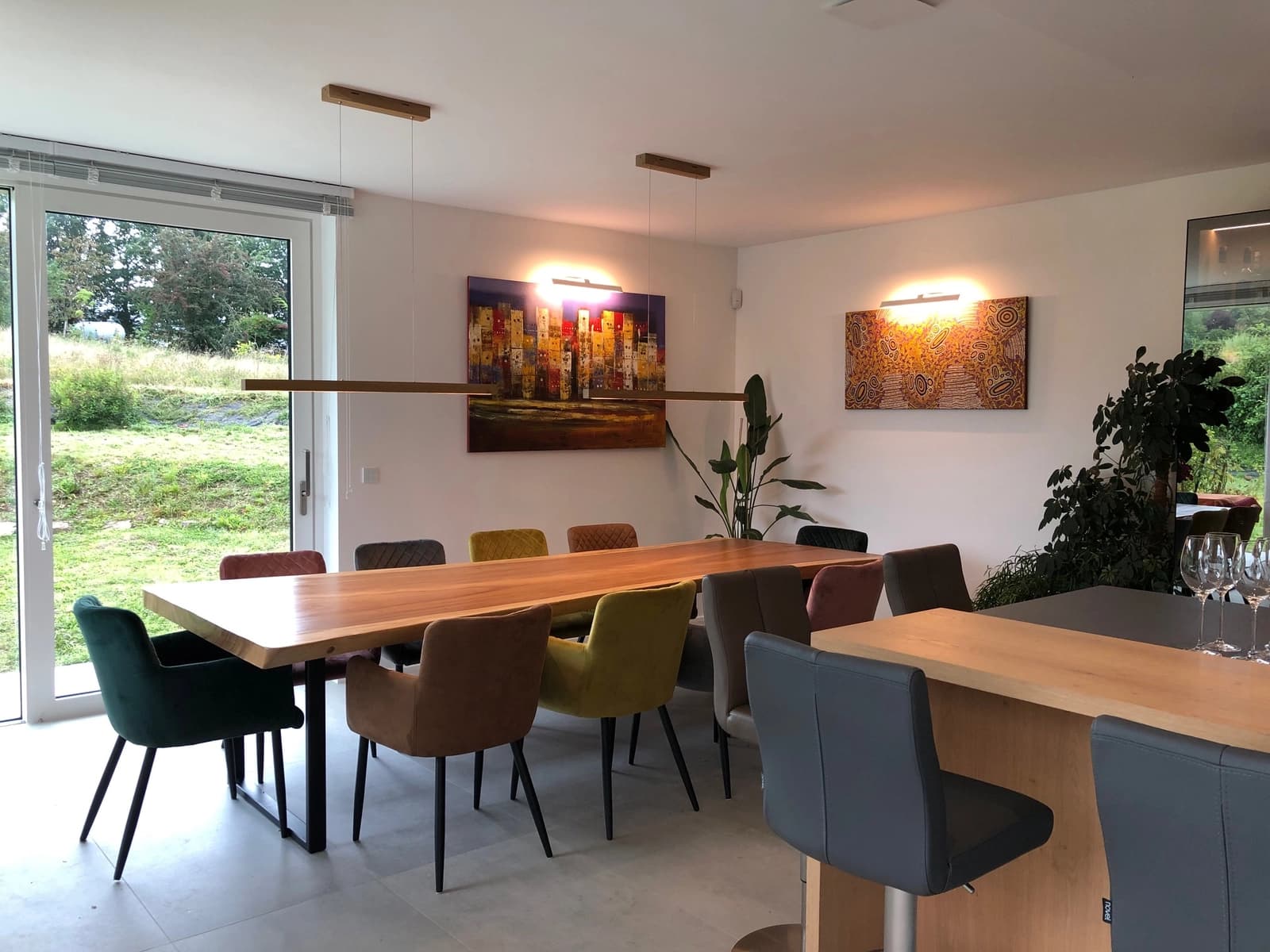 Meeting room in Contemporary villa in the heart of nature near Spa - 1