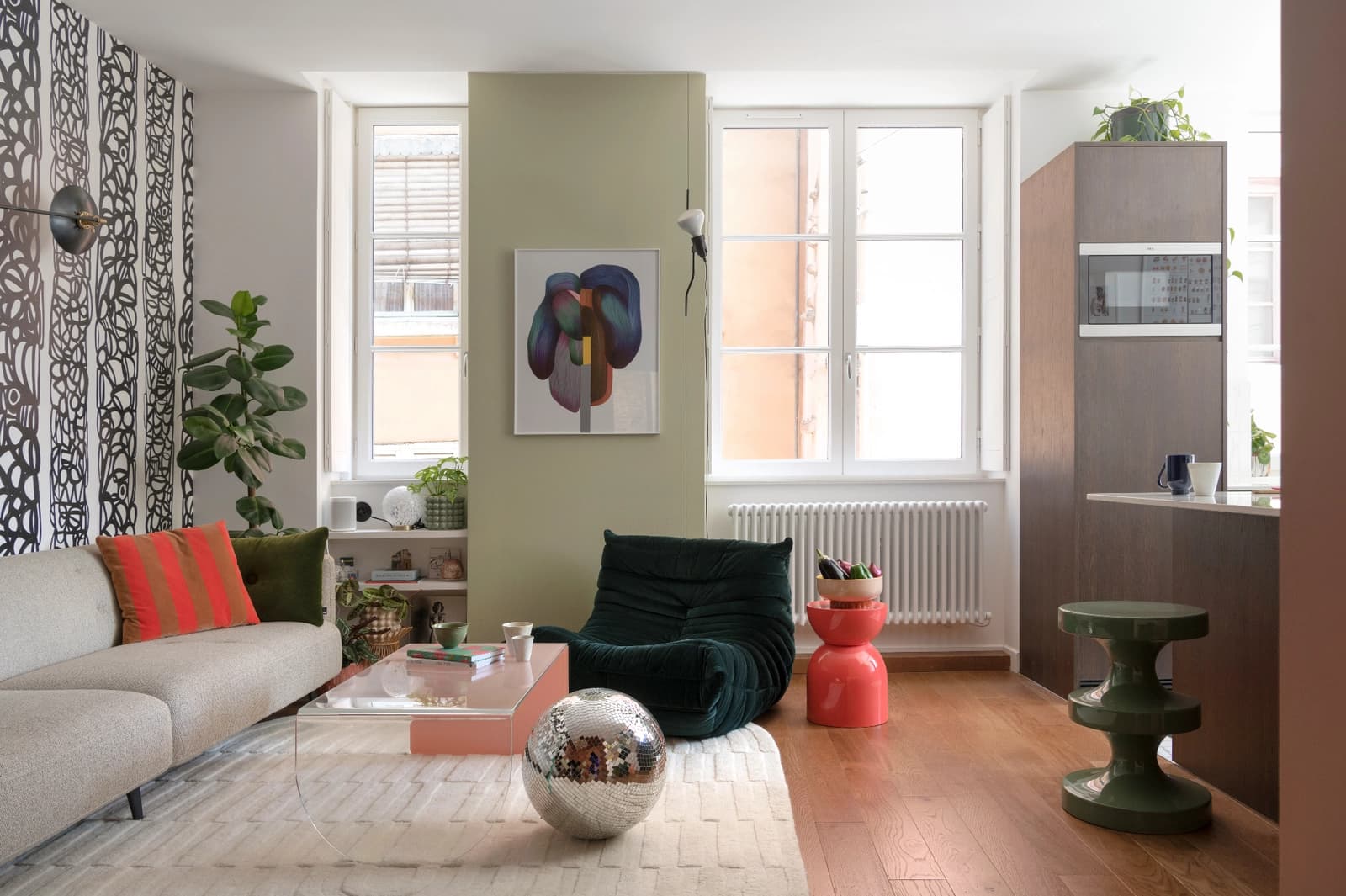 Appartement atypique et plein de couleurs