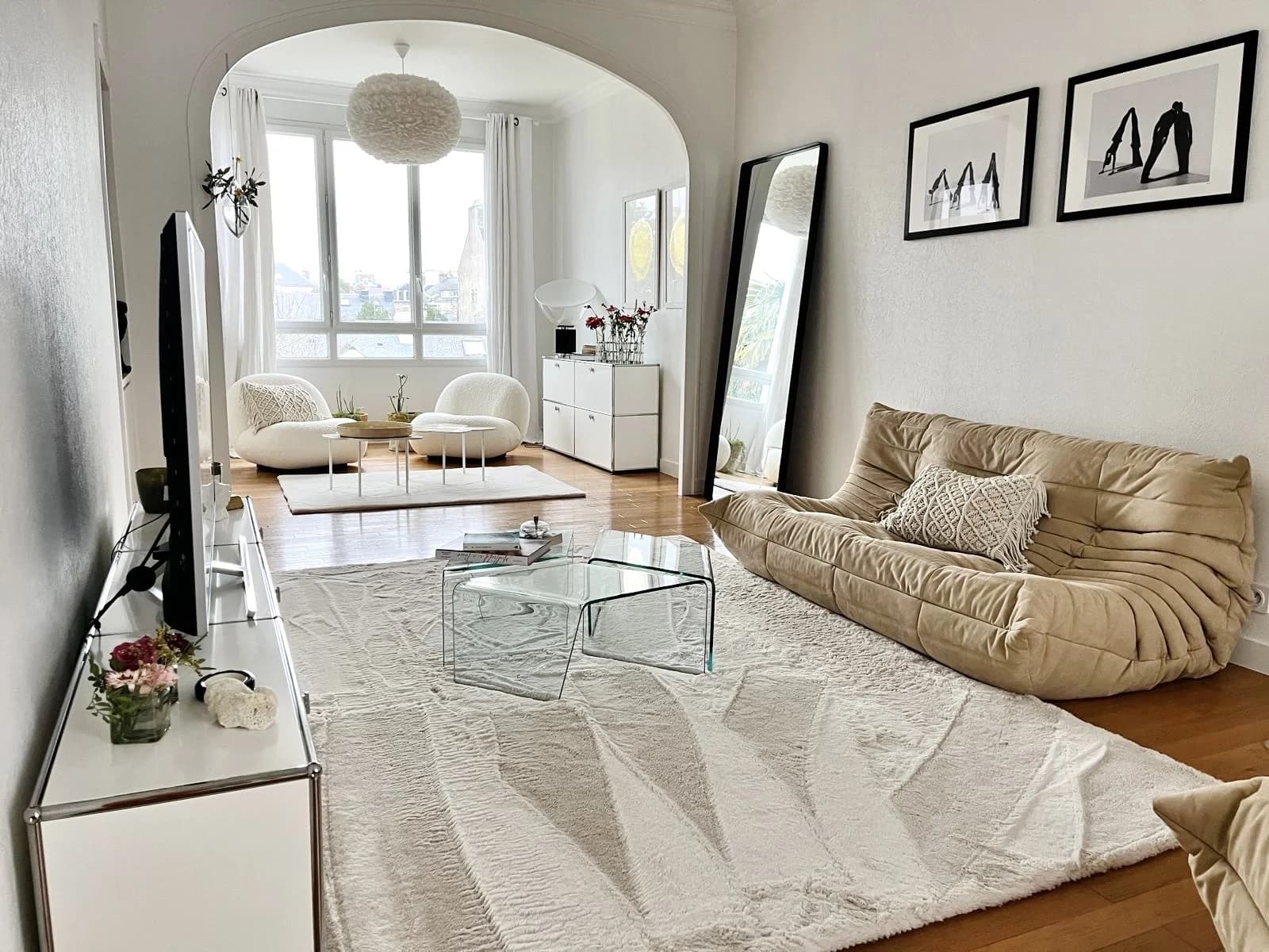 Appartement spacieux en centre–ville - Ambiance moderne & épurée