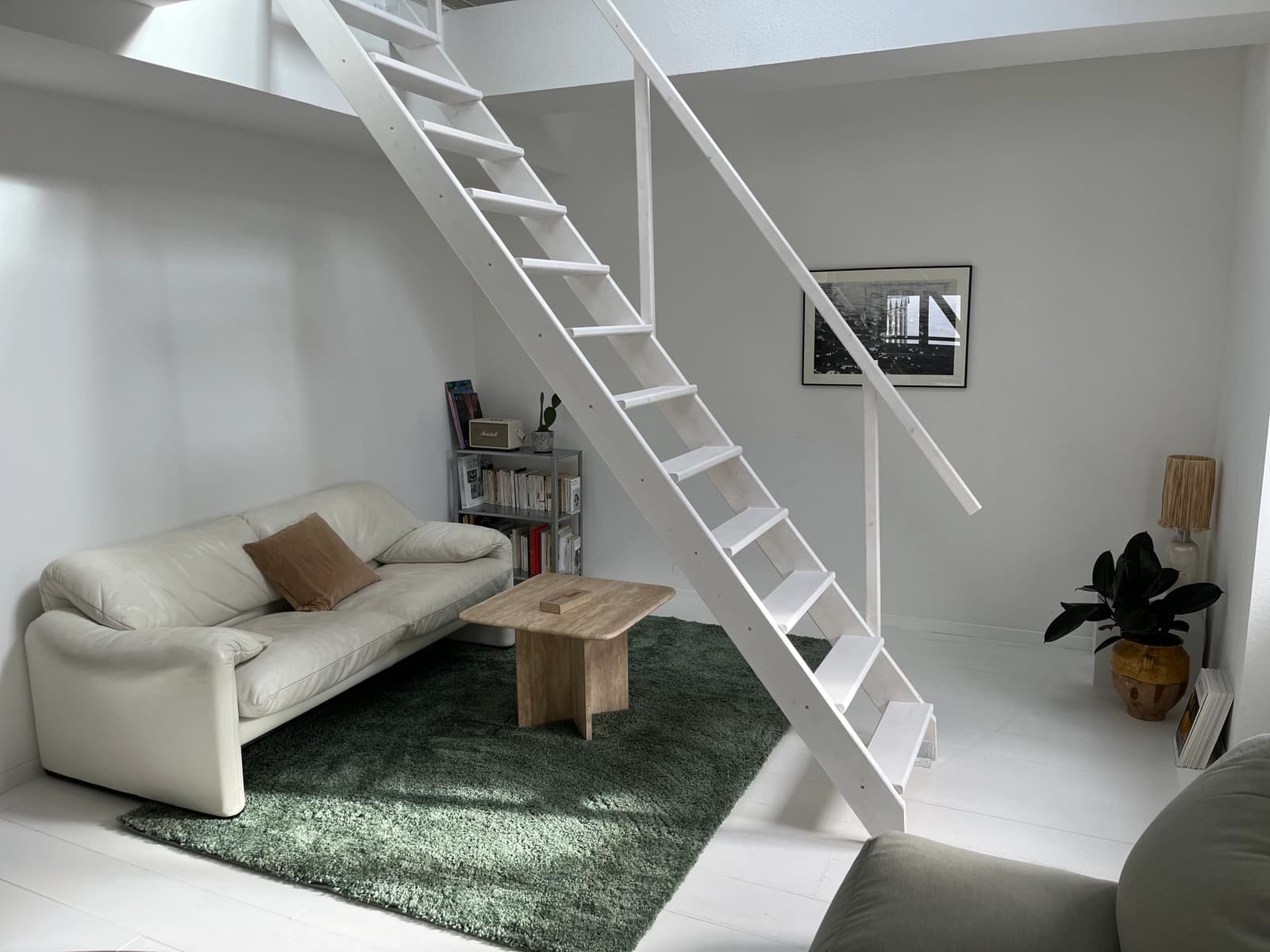 Bedroom in Bright designer loft in the heart of Biarritz - 1