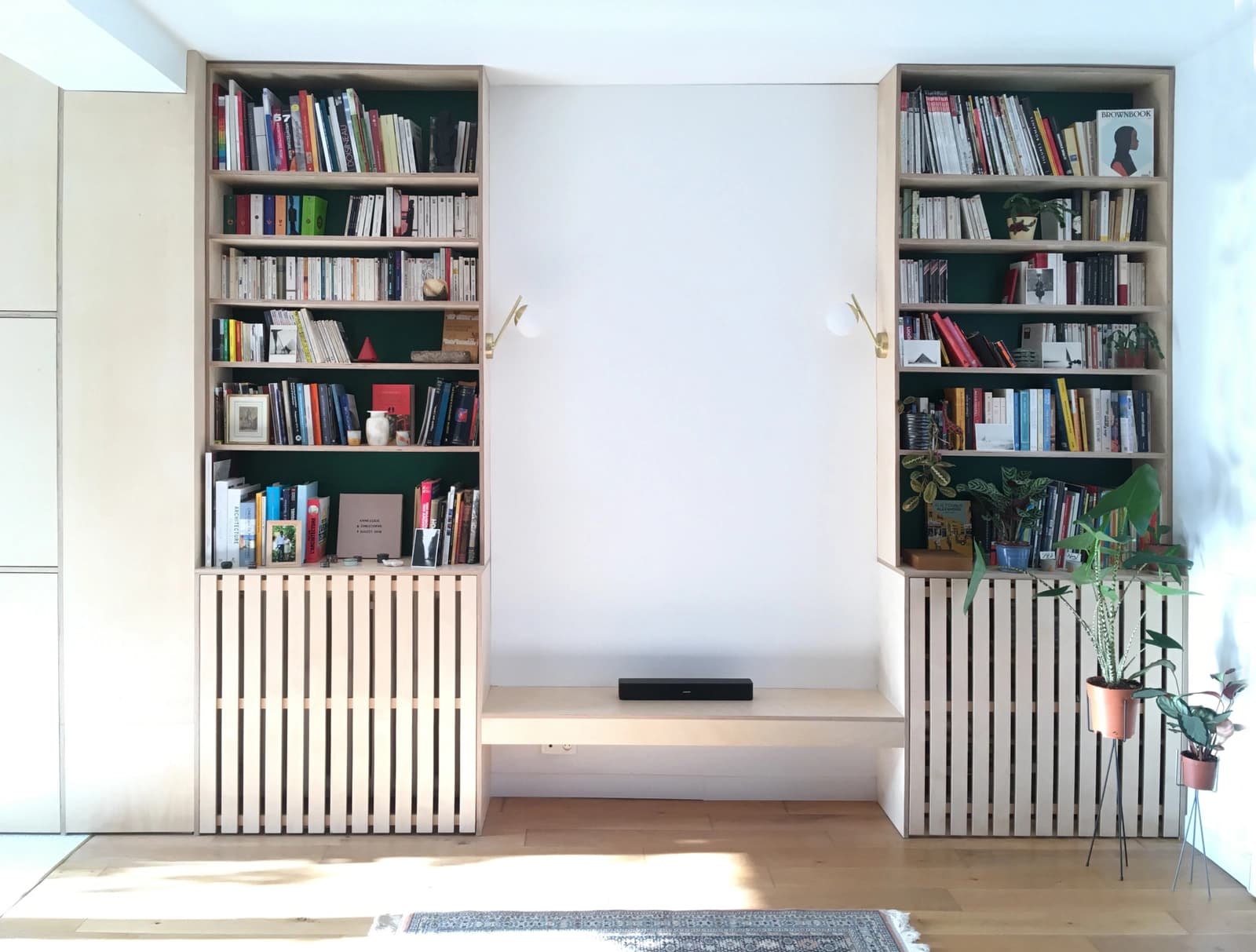 Salon dans Appartement conçu par un architecte, design unique - 1