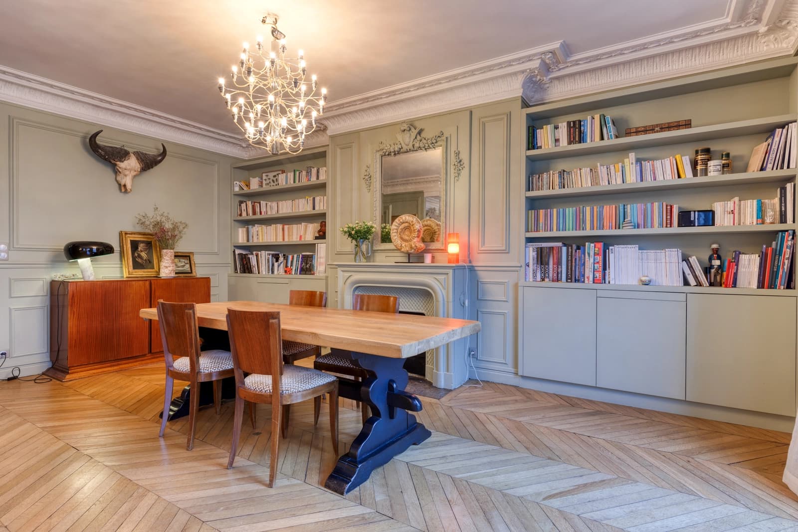 Space Contemporary Haussmanian apartment - 3