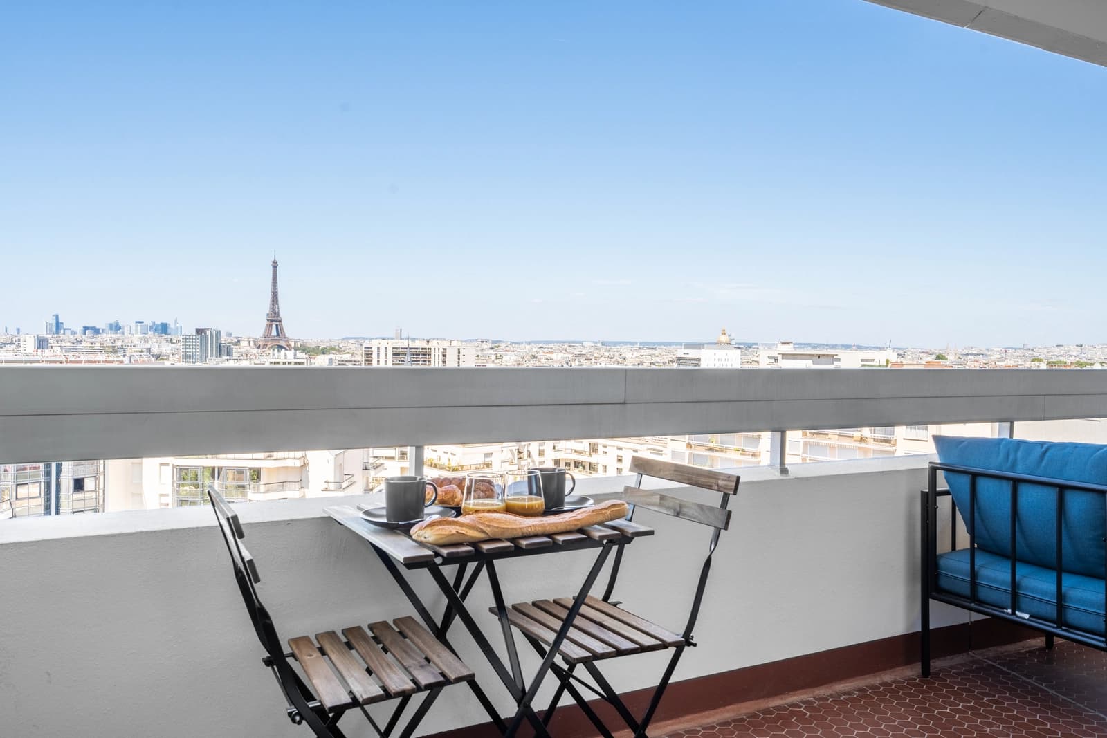 Salle de réunion dans Appartement moderne avec vue unique sur la Tour Eiffel - 1