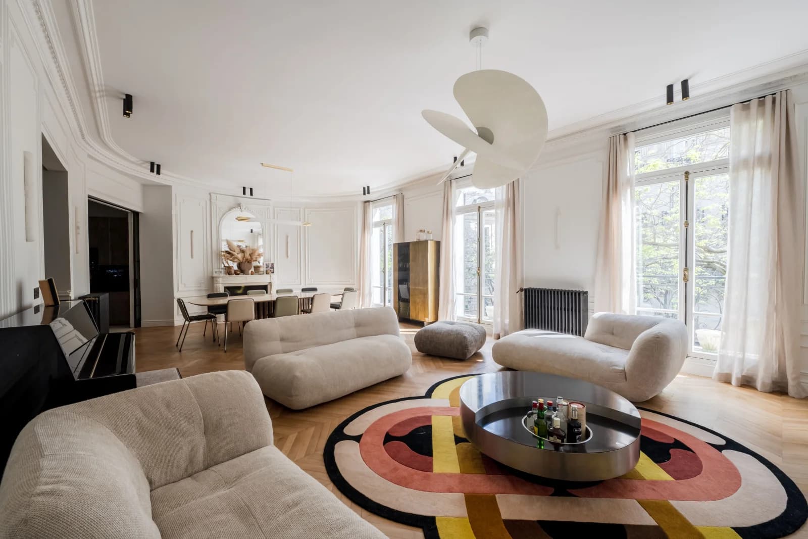 Espace Magnifique Espace dans un appartement haussmanien de grand standing avec écran géant - 2